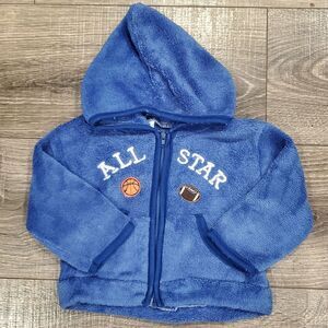 Baby Carter's Hoodie Size 3-6M Blue All Star Hoodie Sweater